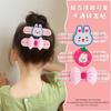Pegatina para Cabello Corto de Niño Velcro de Dibujos Animados Cortos Diadema de Tela para Bebé Pegatina para Flequillo Flor Lazo Artefacto para Cabello Corto