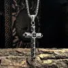 Chiba Taiyin Vikingo Escandinavo Retro Cruz del Sol Colgante Personalizado para Hombre Joyería Personalizada Europea y Americana Colgante