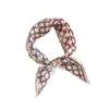 Estilo Nuevo de Primavera 53 Pañuelo Cuadrado de Seda Moda Versátil Bufanda de Seda de Morera para Mujer Estilo Dulce Coreano Bufanda para el Cuello Pañuelo para la Cabeza
