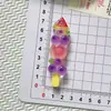 Espetos de Doce de Fruta de Resina Transparente Presilhas de Cabelo DIY Capa de Celular Caixa de Joias Pequenos Acessórios de Resina