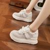 Zapatos de Malla Forrest Gump para Mujer 2026 Primavera/Verano Nuevo Estilo con Aumento Oculto de Altura, Sandalias Ligeras y Transpirables, Zapatos Deportivos Casuales