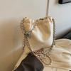 Bolso de Cadena de Gama Alta 2026 Verano Nuevo Estilo Bolso Cubo Plisado Nuevo Estilo Chino Bolso de Hombro Único Cruzado para Mujer