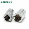 SATA 12701 dado para destornillador 10mm serie 6-kantagonal hexagonal forma de flor cabeza de dado E4-E20