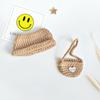 Ropa Nueva para Muñeca 17cm Trapos Suéter Sombrero Bolso de Hombro Traje Tejido con Ganchillo Accesorios Creativos de Vinilo para Muñeca Labubu