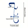 Envío Transfronterizo Disponible para Estante de Piscina Temu Segunda Generación, Soporte de Gancho para Piscina, Estante Colgante para Ropa de Exterior y Almacenamiento Misceláneo