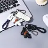 Llavero Colgante Creativo de Cuero para Cachorro de Bulldog Francés, Adorno de Muñeca Linda para Pareja, Regalo de Cumpleaños, Venta al por Mayor
