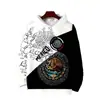 Patrón de Bandera Mexicana Impresión 3D Transfronterizo Nuevo Sudadera con Capucha Casual para Hombre Venta Directa de Fábrica Suministro