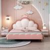 Nueva Celebridad de Internet Entrada Lujo Princesa Habitación Infantil Mesita de Noche Bolsa Blanda Mesita de Noche Simple Piso Integrado Respaldo de Mesita de Noche Dibujos Animados