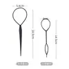 Variedad de juego de pasadores para depilación de cejas, grandes y pequeños, palitos de colores para depilación de cejas, herramienta negra para peinar el cabello, accesorio para el cabello que no daña, pasadores de depilación de cejas con forma de capullo de flor