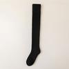 Calcetines altos hasta el muslo de felpa para otoño e invierno, calcetines altos para mujer, gruesos con forro polar, medias adelgazantes de micro-presión, para uso exterior, calcetines hasta el muslo cálidos