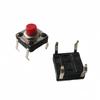 Suministro interruptor táctil 6*6*5 impermeable pin cubierta elástica IP67 antimigración de plata 6x6x5.0 pin elástico