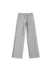 Verano 2025 Delgados Cintura Baja Cordón Sexy Color Sólido Estilo Puro Deseo Adelgazantes Pierna Ancha Pantalones Casuales