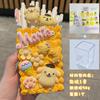 61 hecho a mano diy portalápices paquete de material pegamento crema estudiante creativo dibujos animados portalápices caja de almacenamiento de escritorio péndulo