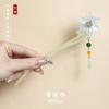 Estilo Antigo Hairpin Placa de Ácido Acético Simples Tassel Andar Diário Cabelo Han Roupas Acessórios Novo Estilo Chinês Roupas Antigas Mulheres Hairpin