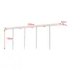Prateleira de display para loja de roupas cabide de chão cabide de parede para roupas femininas roupas infantis cabide de parede em aço inoxidável cabide de parede com suporte lateral