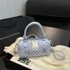 Bolso cruzado y de mano versátil de lunares y estrella con orejas de conejo para mujer, versión coreana, bolso de hombro lindo y de moda nicho