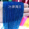 Espinélio de 32 cores vidro lapidado 48 facetas conta solta transparente controle interno diâmetro 0,6-0,7 mm cor transparente decoração