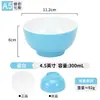 Tigelas pequenas de melamina, design bicolor, adequadas para lanchonetes, restaurantes de fast-food, tigelas de arroz, louças, molhos para fondue, tigelas de temperos e uso comercial