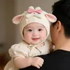 Gorro para Bebé Estilo Coreano, Modelo Delgado para Primavera y Otoño, Protección Solar, Protección contra el Frío, Protección de la Fontanela, Gorro para Bebé Niña, Gorro Pequeño para Bebé Estilo de Corte