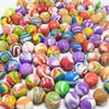 Pelota Elástica Flotante Arcoíris Dos Tonos Esmerilada de 25 mm Pelota para Niños Set de Juguetes de Yiwu Máquina Gashapon Suministro Transfronterizo