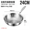 Wok pequeño de titanio puro alemán, textura martillada de acero inoxidable, sin recubrimiento, antiadherente, patrón de escamas de pez, apto para cocinas de inducción y estufas de gas