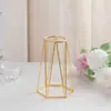 Venta al por mayor del fabricante Jarrón de Vidrio con Arte de Hierro para Sala de Estar Mesa de Comedor Gabinete de TV Mesa de Café Soporte Artesanías Adornos Creativos