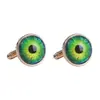 Gemelos de camisa con ojo de diamante redondo de AliExpress Amazon, nuevos gemelos de gema del tiempo para hombre.