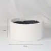 Compañero de Flores Otoño e Invierno Castaña Tallada Caja de Buena Suerte Ramo de Flores Cubo de Abrazos de Peluche Arte Floral Caja de Empaque de Floristería Caja para Arreglo Floral DIY