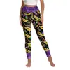 Carnaval de Pantalones de Mujer Transfronterizos Primavera 2026 Máscara Dorada Impresión Digital 3D Pantalones de Yoga Mallas Deportivas