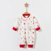 Mono de bebé primavera, otoño e invierno para recién nacidos, para hombre y mujer, de algodón, cálido, de luna llena, para otoño, ropa de bebé