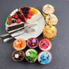 Pastel de frutas de simulación, modelo de vaso de papel, pastel triangular, comida, pan, armario de cocina, juguete, comida, bola de masa, plato de decoración
