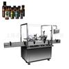 Máquina de llenado y tapado de botellas de aceite esencial con rodillo, gotero de 30 ml, línea de llenado con toallitas, máquina de llenado de botellas pequeñas de aceite esencial