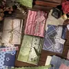 Pacote de Material de Papel Kraft Especial Mu Ran, Série Temporal Texturizada, Fundo Manuscrito Leve Retrô para Diários