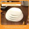 Papel redondo para barbacoa, papel de silicona, papel absorbente de grado alimenticio, papel desechable para barbacoa, papel de aceite, papel para hornear de grado alimenticio