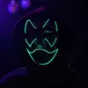 Venta al por mayor del fabricante Máscara Luminosa El Horror Halloween Boca Grande Performance Actuación Danza Accesorios de Miedo Divertidos