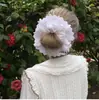 Punto 2022 primavera y verano nuevo hermoso hecho a mano encaje británico encaje calado algodón anillo para el pelo