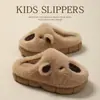 Pantuflas de Algodón para Niños Capibara Niños 2026 Nuevo Otoño/Invierno Interiores Hogar Antideslizantes a Prueba de Olores Pantuflas de Algodón para Padres e Hijos