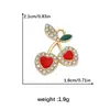 Nuevo Colgante Rojo Fresa Cereza DIY Collar Hecho a Mano Joyería Cadena de Teléfono Encanto Pulsera de Fruta Decoración con Hilo Transfronterizo