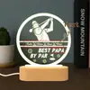 Transfronterizo Etsy Personalizado Golf Deportes Creativo Luz Nocturna LED Decoración de Mesa Temu Regalo de Cumpleaños Decoración de Ambiente