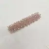 Accesorios para Pasadores de Pelo DIY de Cristal, Elegantes Adornos de Pelo de Oruga Hechos a Mano con Perlas de Lujo Ligero, Productos Semi-Terminados
