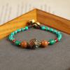 Nueva Pulsera Étnica de Cuentas de Nepal Vintage Simple Personalidad Serie de Cuentas de Nepal Decoración de Pulsera Tejida a Mano