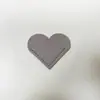 Separador de libros de cuero en forma de corazón, cuero PU, amor, separador de libros, clip para página de libro, mini, negocios, portátil, pequeño regalo, señal para esquina de página
