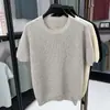 Camiseta Básica de Waffle para Hombre Amazon Cuello Redondo Color Sólido Transpirable Hueco Manga Corta Casual Simple Tejido