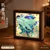 Festival de Mediados de Otoño Linterna Creativa de Papel Recortado Adorno de Escritorio Estereoscópico 3D Cultural y Creativo Estilo Chino Nuevo Estilo Chino DIY Pintura Decorativa de Luz y Sombra
