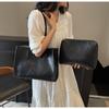 Bolso Grande Estilo Retro para Viajes Diarios para Mujer 2024 Nuevo Otoño e Invierno Moda Versátil Bolso Tote Gran Capacidad Bolso de Hombro