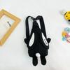 Nova Bolsa de Peito Coelho Desenho Animado Moda Coreana Bolsa Transversal Infantil Bolsa de Ombro Casual de Lona para Bebê Bolsa Infantil
