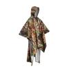 Cross-border Outdoor Três-em-um Manto de uma peça Capa de chuva Caminhada Poncho Windproof Rainproof Riding Capa de chuva leve e fácil de armazenar