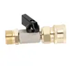 Hidrolavadora Máquina para Lavar Autos Pistola de Agua Tubería de Agua Acero Inoxidable Válvula de Interruptor 3/8 Macho y Hembra Tubería de Aire Pequeña 1/4 Hembra