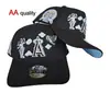Popular en el comercio exterior, gorra de béisbol AA de alta calidad con logo de los Yankees, visera curva elegante, gorra ajustable para proteger del sol para hombres y mujeres
