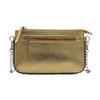 Bolsa transversal simples casual estilo coreano retrô bolsa de mão distinta feminina primavera 2025 nova bolsa de ombro brilhante da moda